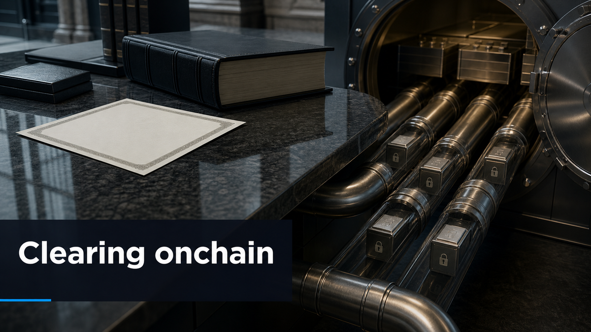 Wall Street ganó una tubería onchain