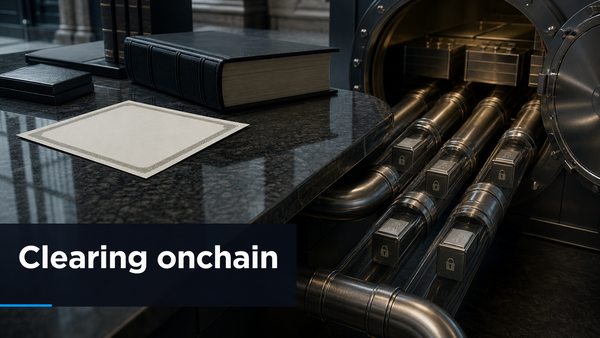Wall Street ganó una tubería onchain