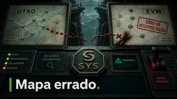 El puente de Syscoin confundió su propio mapa