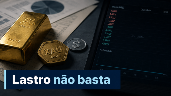 Tether descubrió que el oro no reemplaza la liquidez