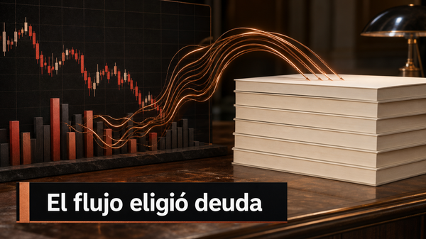 El dinero salió de la bolsa emergente, pero se quedó en la deuda