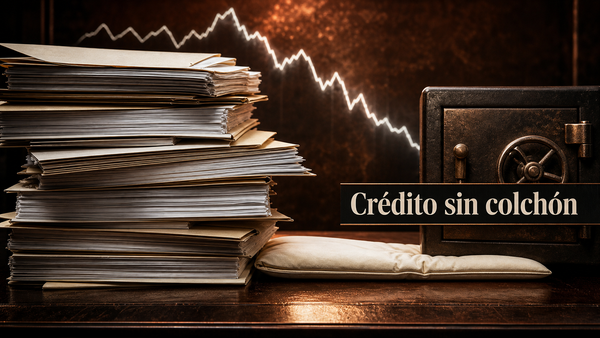El crédito privado se quedó sin colchón de caja