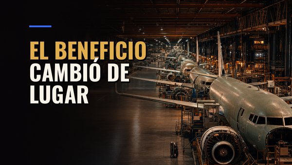 La fila de 16 mil aviones cambió quién captura el beneficio
